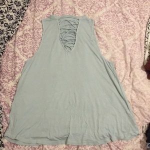Sleeveless American eagle mint top